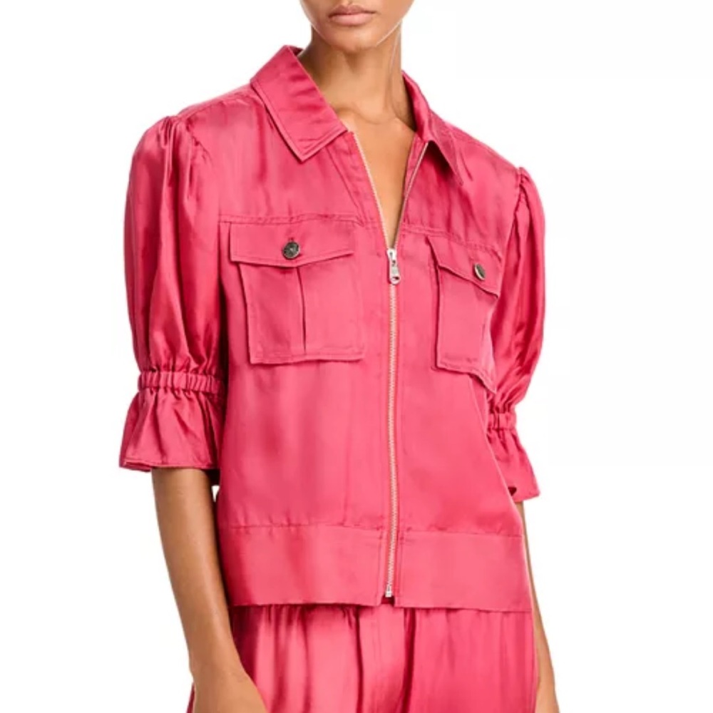 Cinq à Sept Cinq Holly Ruffle Sleeve Jacket in Small